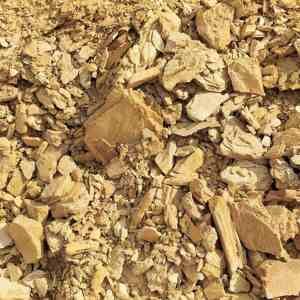 Raw yellow soapstone/talc, soft and natural, perfect for various industrial applications