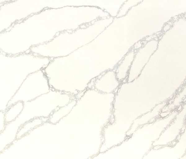 Elegant Calacatta Shadow marble with bold veining, perfect for luxurious countertops and flooring