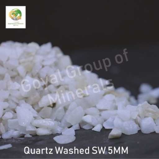 Quartz Washed SW 5mm: High-quality, finely washed 5mm quartz stone, ideal for various construction and decorative applications