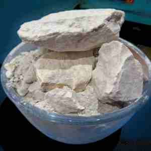 Unprocessed soapstone/talc in its raw, natural form